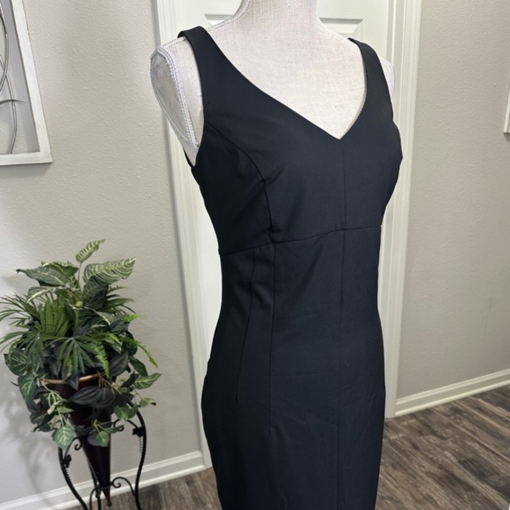 NWT The Limited Stretch Women’s Black Midi Dress Size 8